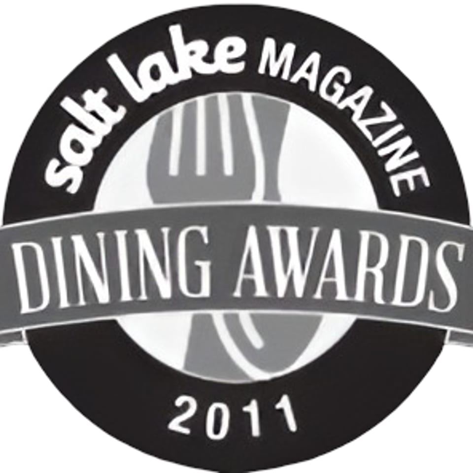 Salt Lake Magazine Dining Awards 2011 logo, featuring a fork and knife.