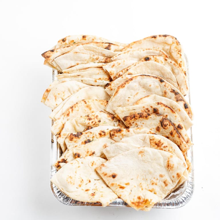 Savor our butter naan