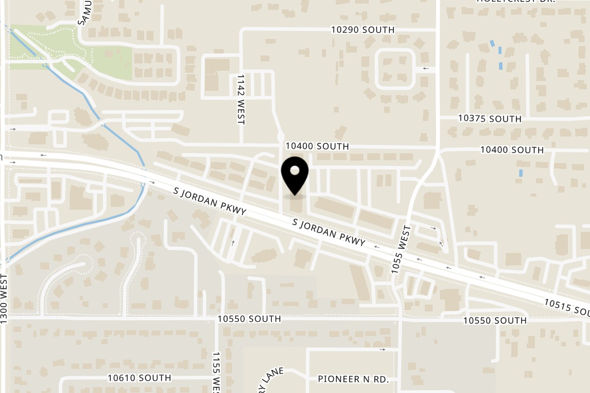 Map showing the location of Saffron Valley on 1098 S Jordan Pkwy W STE 102 in South Jordan